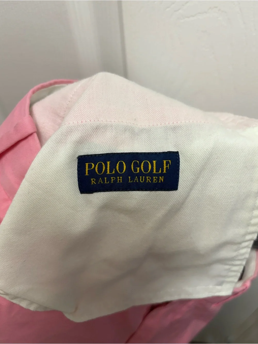 Polo Golf Ralph Lauren Men's Pink Cotton Twill Stretch Chino Shorts Size 30
